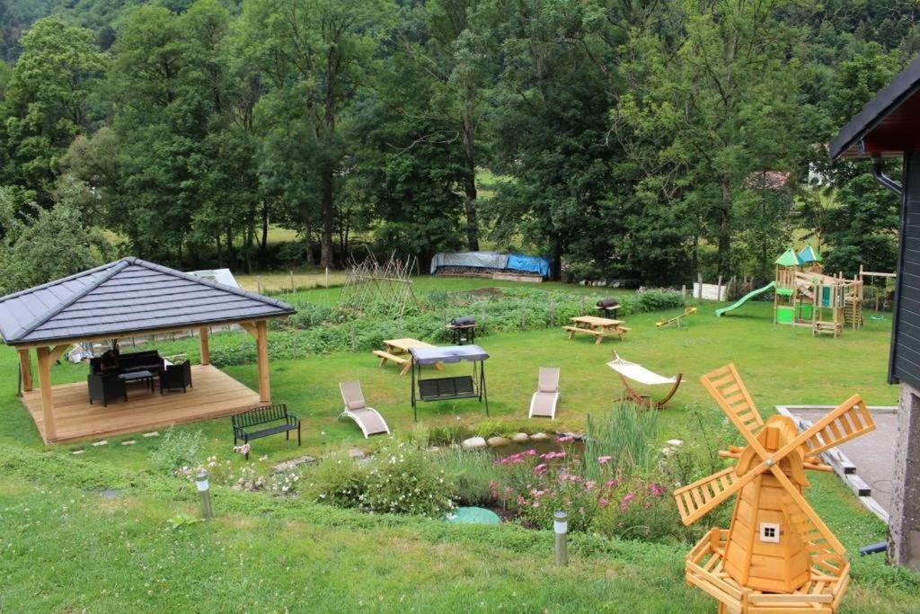 La Ferme De Rochesson, Jacuzzis & Piscine Commune Leilighet Eksteriør bilde